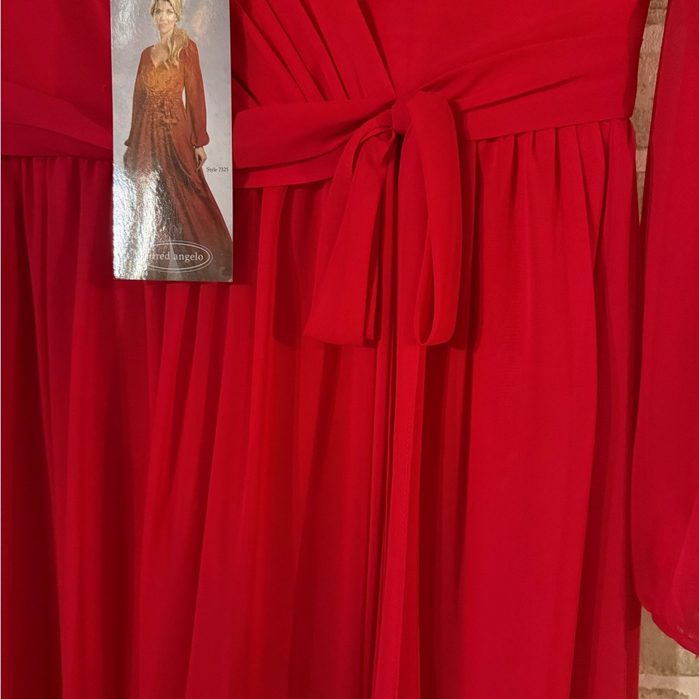 Alfred Angelo Red Jumpsuit - Picture 4 of 10